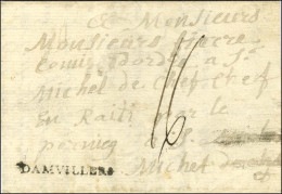 DAMVILLERS (L N° 1) Sur Lettre Avec Texte Partiellement Daté. - TB. - RR. - Andere & Zonder Classificatie