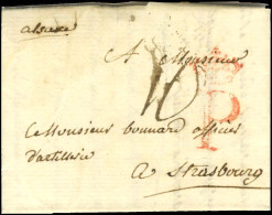 P Couronné Rouge (L N° 5) Sur Lettre Avec Texte Daté Du 10 Juin (1771) Pour Strasbourg. - TB / SUP. - R. - Andere & Zonder Classificatie