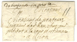 '' De Barjols En Provence '' (L N° 2) Sur Lettre Avec Texte Daté Du 3 Juillet 1704 Pour Dijon. - TB / SUP. - Andere & Zonder Classificatie