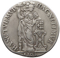 NETHERLANDS UTRECHT 3 GULDEN 1794  #MA 024287 - Monnaies Provinciales