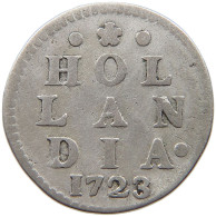 NETHERLANDS HOLLAND 2 STUIVERS 1723  #MA 024294 - Provinciale Munten