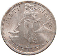 PHILIPPINES US 50 CENTAVOS 1945 S  #MA 068463 - Filippijnen