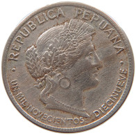 PERU 10 CENTAVOS 1919  #MA 067183 - Peru