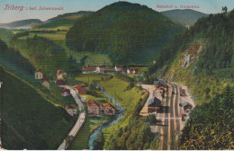 ALLEMAGNE. TRIBERG I. Bad. Schwarswald . Bahnof U. Gutachtal (+ Cachet Militaria "METZ Geprüft U. Zu. Beforden  P.K.") - Triberg