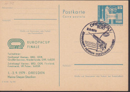 Dresden GA SSt. 2.9.79 Mit Privatem Zudruck Europacup Finale Fünfkampf Damen Heinz-Steyer.Stadion - Postales Privados - Usados