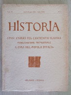 Historia Studi Storici Per L'antichità Classica A Cura Del Popolo D'Italia 1935 Crisi Dell'impero Romano Archeologia - History, Biography, Philosophy