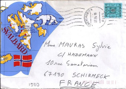 NORVEGE N° 897S/L DU 29.4.90 POUR LA FRANCE - Cartas & Documentos