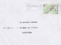 LUXEMBOURG N° 862 S/L. DU 1975 POUR LA FRANCE - Briefe U. Dokumente