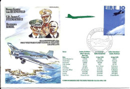IRLANDE N° 376 S/L. CONCORDE NY-LONDRES / 13.4.78 - Covers & Documents