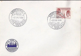 DANEMARK N° 480 S/L. DE COPENHAGUE / 3.11.69 - Covers & Documents