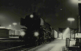 - Locomotive De Nuit, Hof HBf - Cliché Marc Dahlström, 1972 - Platten Und Echtzeichnungen