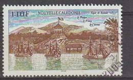 NOUVELLE-CALEDONIE - La Rade De BALADE : Navires à Vapeur Avoso Le Phoque, Corvette Le Prony Et Le Catinat - Oblitérés