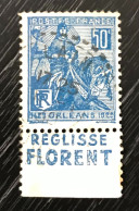 Timbre À Bande Publicitaire JEANNE D'ARC TYPE I REGLISSE FLORENT - Gebruikt