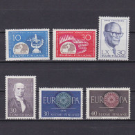 FINLAND 1960, Sc# 373-378, Set Of Stamps, MH - Nuevos