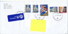New Zealand Cover Sent To Denmark 2-4-2013 Topic Stamps - Lettres & Documents