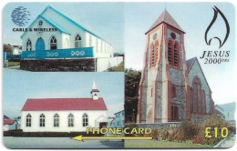 Falklands - C&W (GPT) - Christ Church 2000 Years, 314CFKB, 1999, 20.000ex, Used - Falkland Islands