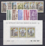 SMOM 1976 Annata Completa/Complete Year MNH/** VF - Malte (Ordre De)