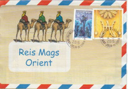 Les Rois Mages, Sur Lettre, Andorre 2015 - Storia Postale