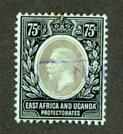 7639 BCx 1921 Scott # 48a Used Cat.$65. (offers Welcome) - East Africa & Uganda Protectorates