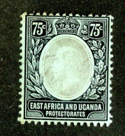 7642 BCx 1921 Scott # 48a Used Cat.$65. (offers Welcome) - East Africa & Uganda Protectorates