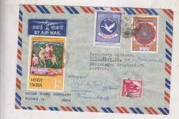 INDIA, Airmail Cover To Austria - Poste Aérienne