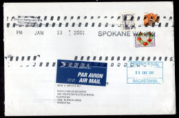 United States - 2001 - Letter - Air Mail - Sent To Argentina - Caja 1 - Covers & Documents