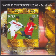 2002 Maldive Islands 4020-4021/B527 2002 FIFA World Cup In Japan And Korea 8,00 € - 2002 – Südkorea / Japan