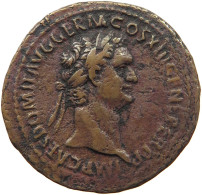 ROME EMPIRE DUPONDIUS 92-94 DOMITIANUS, 81-96 #MA 003964 - The Anthonines (96 AD To 192 AD)