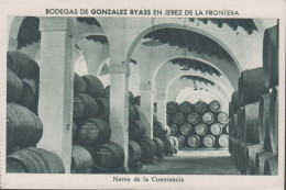 1930. ESPANA. Fine Postcard With Sherry Motive. BODEGAS DE GONZALEZ BYASS EN JEREZ DE LA FRONTERA. Narves ... - JF445079 - Autres & Non Classés