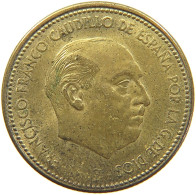 SPAIN 2 1/2 PESETAS 1953 WEAK STRUCK #MA 060394 - 2 Pesetas