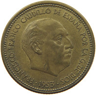 SPAIN 2 1/2 PESETAS 1953 54  #MA 065670 - 2 Pesetas