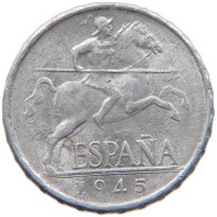 SPAIN 10 CENTIMOS 1945  #MA 065678 - 10 Céntimos