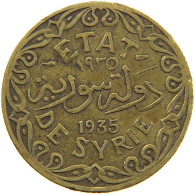 SYRIA 5 PIASTRES 1935  #MA 066042 - Siria