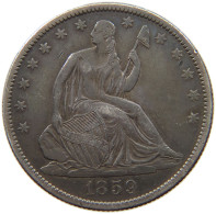 USA HALF (1/2) DOLLAR 1859 O  #MA 009586 - 1839-1891: Seated Liberty (Liberté Assise)