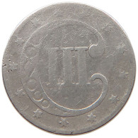 UNITED STATES OF AMERICA THREE CENT 1862  #MA 105191 - 2, 3 & 20 Cent