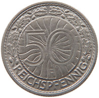 WEIMARER REPUBLIK 50 REICHSPFENNIG 1928 F  #MA 099467 - 50 Renten- & 50 Reichspfennig