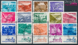 Israel 524x-537x Mit Tab (kompl.Ausg.) Gestempelt 1971 Landschaften (10256620 - Used Stamps (with Tabs)