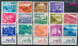 Israel 524x-537x Mit Tab (kompl.Ausg.) Gestempelt 1971 Landschaften (10256621 - Used Stamps (with Tabs)