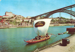 PORTUGAL - Porto - Le Douro - Bateau Rabelo Et Vue Partielle De La Ville - Carte Postale - Porto