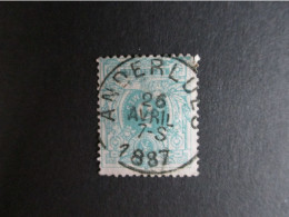 Nr 45 - Centrale Stempel "Anderlues" - Coba + 4 - 1869-1888 Lion Couché (Liegender Löwe)