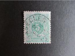 Nr 45 - Centrale Stempel "Basècles" - Coba + 4 - 1869-1888 Lying Lion