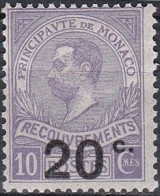 Monaco Taxe 1919 YT 11 Neuf - Impuesto