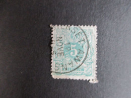 Nr 45 - Centrale Stempel "Bierset-Awans" - Coba + 4 - 1869-1888 Lion Couché (Liegender Löwe)