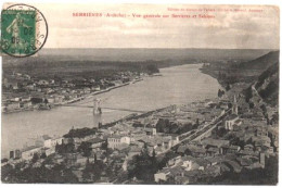 Ardèche : SERRIERES : Vue Générale Sur Serrières Et Sablons - Serrières