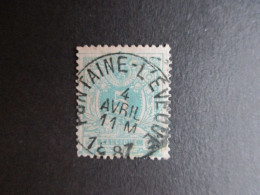 Nr 45 - Centrale Stempel "Fontaine-l'Eveque" - Coba + 2 - 1869-1888 Lying Lion