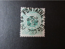 Nr 45 - Centrale Stempel "Fontaine-l'Eveque" - Coba + 2 - 1869-1888 Lying Lion