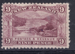 NEW ZEALAND 1899 PERF 11  9d  MH  ( SG. 263 Pnd 130.00) - Unused Stamps