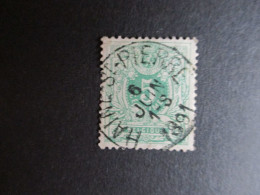 Nr 45 - Centrale Stempel "Haine-St Pierre" - Coba + 2 - 1869-1888 Lion Couché (Liegender Löwe)