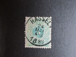 Nr 45 - Centrale Stempel "Hasselt" - Coba + 2 - 1869-1888 Lion Couché (Liegender Löwe)