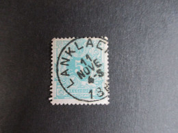 Nr 45 - Centrale Stempel "Lanklaer" - Coba + 4 - 1869-1888 Lion Couché (Liegender Löwe)